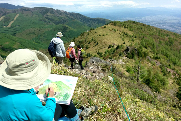 【レポート】生誕140年 吉田博展 関連企画　登山＆山岳スケッチワークショップ