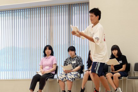 【レポート】高校生が創る「実験的演劇工房プラス」 上田市・豊岡市姉妹都市高校生交流事業