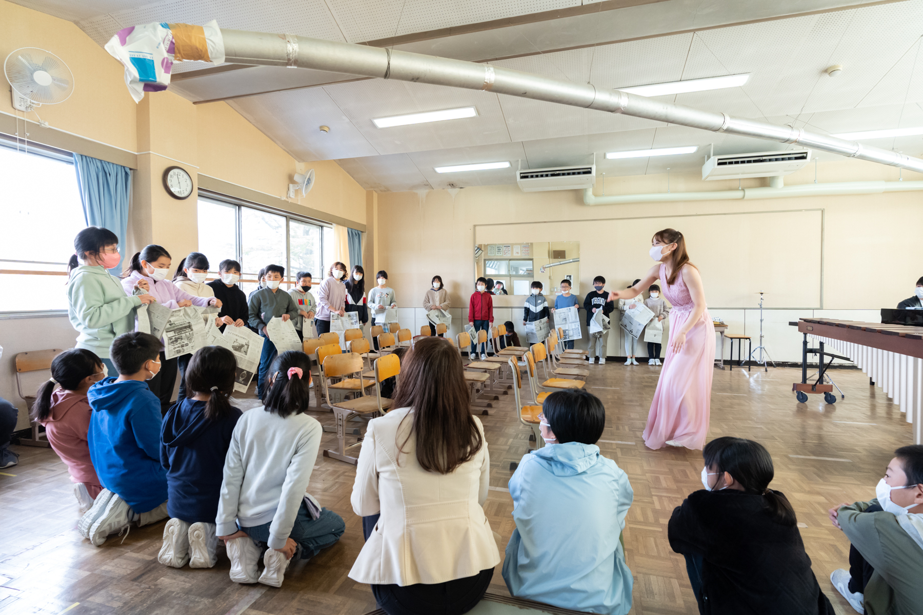 【レポート】塚越慎子　クラスコンサート at 川辺小学校
