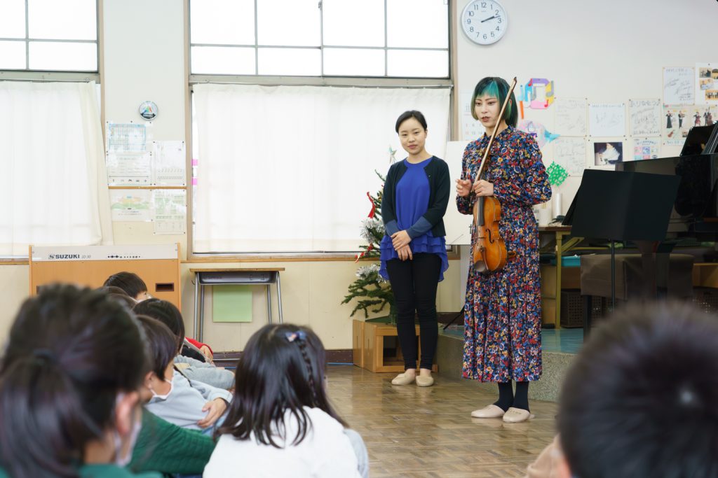 【レポート】石上真由子 クラスコンサート at 上田市立神科小学校